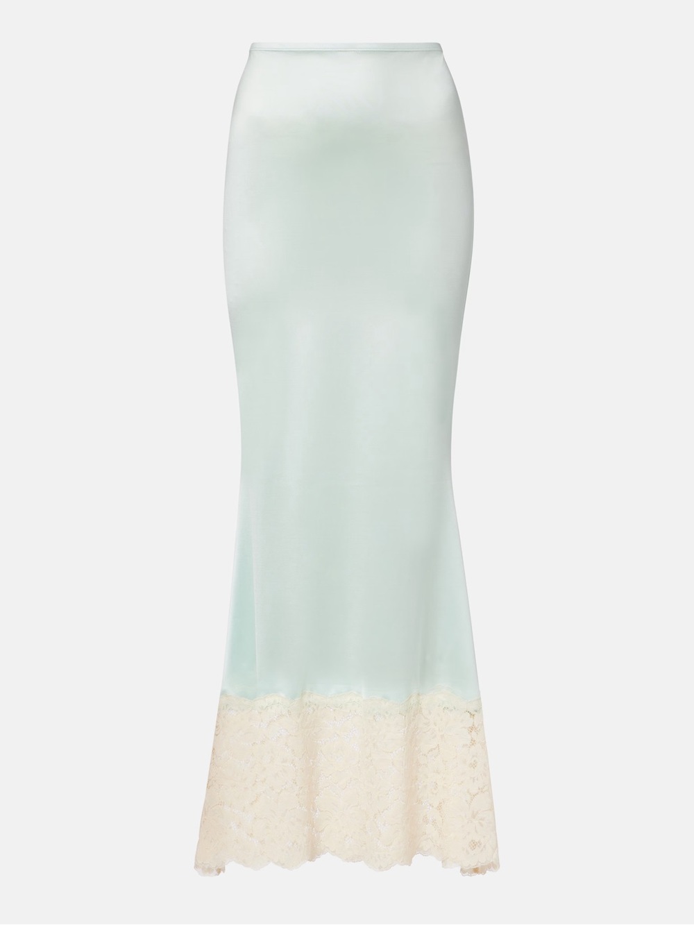 Montce Natalia lace-trimmed satin skirt - Picture 8 of 11